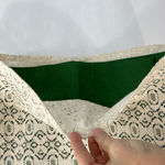 Anthropologie  Edme & Esyllte Ivory & Green Lace Overlay‎ Pencil Skirt Photo 1