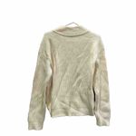 Proenza Schouler WHITE LABEL Cut-Out Wool Rib Ivory Sweater Size Large Photo 7