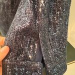 Leggiadro Navy Sequin Jacket Blue Size 10 Photo 4