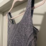 Slny VTG 90s Silver Metallic Lace Crochet Fringe Maxi Midi Dress - 2 Photo 12