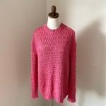 ANINE BING  Women Sweater Pink Juliette‎ Knit Oversized Long Sleeve Pullover XS Photo 2