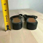 Montego Bay Club 90s Y2K Style  Leather Upper Black Slip On Flats Size 7 Photo 2