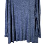 Lane Bryant  Ribbed Knit Long Sleeve Top Womens 18/20 Navy Heather Classic Core Photo 2