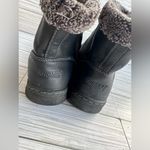 Khombu  Fur Black Suede Womens Ankle Winter Boots Size 7 Photo 4
