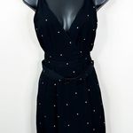 Giorgio Armani Vintage 90's Le Collezioni Dress Womens 6 Black Belted Polka Dots Photo 5