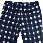 Banana Republic Gingham Avery Ankle Pants Navy/White 26” Inseam Size 10 Petite Photo 8