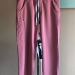FIGS mauve medium petite straight leg scrub pants Photo 0