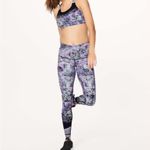 Lululemon 2017  Wunder Under Tight Legging Nulux 28” Vivid Vision Multi Blk Sz 6 Photo 2