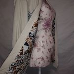 Soft Surroundings  XS Creme Embroidered Jacket Top Photo 3