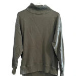 Aerie Oversized Olive Green Mock Neck Ribbed Pullover Sweater Sweatshirt // XXS Photo 0