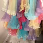 Strapless Multi Color Tulle Formal Dress Size undefined Photo 6