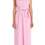 Maggy London NWT Kamila Solid Shirt Belted Dress Pockets In Pastel Lavender Photo 1