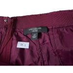 Ann Taylor Maroon Lace Pencil Skirt Women Petite Size 2 | 49-3 Photo 2