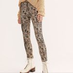 Free People FREE PEOPLE High Rise Snakeskin Print Cropped Skinny Jeans Size 29 Photo 13