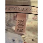 Victoria's Secret  Shirt Women Medium White Dream of Me Fair Isle Thermal Henley Photo 8