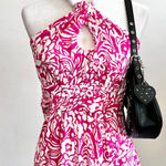 Pink Floral Babydoll‎ Top, Cottagecore, Romantic, Soft Girl, Vintage, Medium Photo 0