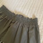 Kate Spade  Broome Street Floral Embroidered Poplin Skirt Olive Green Size M Photo 7