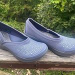 Bzees  Fusion Washable Slip On stretchy boat Shoes Gray /Silver Sz 9.5 Photo 0