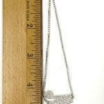 “M” initial silver tone bracelet, NWOT Photo 4