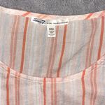 Seven7  Women's Striped Peplum Sleeve Top size small Photo 3