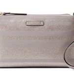 Kate Spade Haven Lane Ramey Crossbody Bag Handbag Glitter Stripes Dusty Lavender Photo 0