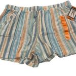 Briggs New York Briggs Ladies' Linen Blend Pull-On Short XXL Color Blue Stripe Photo 0