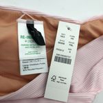 J.Crew  Womens Ribbed High-Rise Cheeky Bikini Bottoms High-Cut Leg Pink S Photo 2