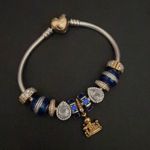 Pandora Ice Sculpture Blue Crystal Spacer Photo 1