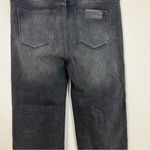 Risen NEW  Dark Grey High Rise Crop Straight Jeans Photo 9