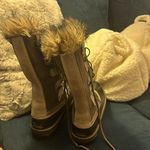 Sorel  Joan of Arctic Grey Waterproof Winter Boots Size 11 Photo 3