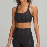 Lululemon Black Wonder Train Bra Foil Photo 2