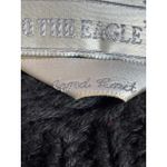 Vintage The Eagles Eye Black Hand Knit Chunky Equestrian Trompe Loeil Sweater Size M Photo 10