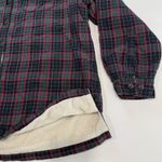 LL Bean Plaid Sherpa Fleece Lined Flannel Shirt Jacket Shacket MEDIUM PETITE Size undefined Photo 3