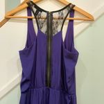 AQUA  Sleeveless Dress Purple Black Lace Size Small Photo 7