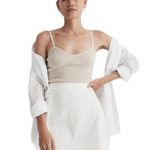 Madewell - NWT Denim High-Waist Straight Mini Skirt in Tile White Sz 27 Photo 0