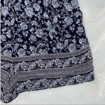 Angie Nwt  florence boho shorts women size medium waist blue white flowy @ Photo 4