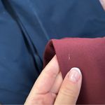 Lululemon  Wunder Under High-Rise Crop Leggings Luxtreme Burgundy & Blue Size 10 Photo 4