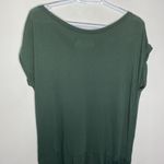 Banu Bora maxi fringe loop hem casual dress in deep forest green size S Photo 6