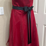 Alfred Angelo  party dress color red size 10 Photo 0
