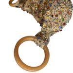 Sand Blossom Wristlet Bag Retailed for 98.00 Gold Photo 7