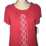 Speechless CORAL  junior off shoulder smocked dress Photo 3