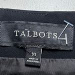Talbots  Black Lined Pencil Skirt 10 Office Interview Business Workwear‎ Photo 3