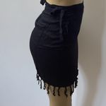 Zuliana 100% Rayon Beach Cover Up Skirt Size Small New With Tags. Black Photo 1