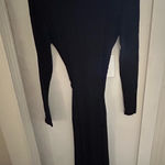 Boden maxi ankle length black maxi dress with pockets and long sleeves. Si… Size 4 Photo 0