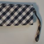 Talbots  Black /White Wristlet Zip Closure Mimimalist Classic Preppy Prints Retro Photo 2