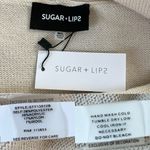 Sugar Lips Sweater Off Shoulder M/L Cream Long Sleeve New Photo 6