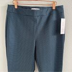 Nanette Lepore NWT Nanette Leopore Geometric Plaid Navy Business Casual Pants Legging Office M Photo 2