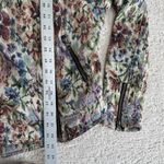 Free People Women's  Size 10 Floral Tapestry Moto Jacket Full Zip Photo 4