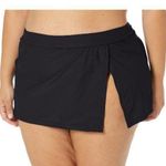 Catalina Women's  Black Standard Skirted Bikini Bottom Swimsuit Large NWT #1860 Photo 0