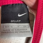 Nike  Dri-Fit Women's White, Hot Pink & Navy Blue Sports Bra Top Size Small Photo 2